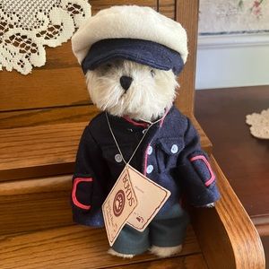 Boyds Plush Military Bear Marine dressed